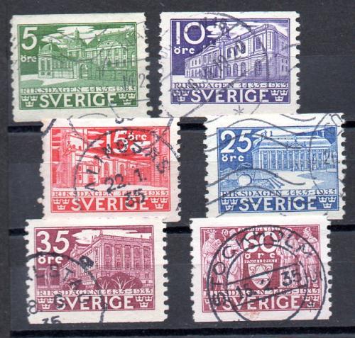 Suecia AÑo 1935 Nº Yvert 229/34 (o)